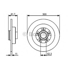 Гальмівний диск BOSCH 0 986 479 446