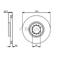Гальмівний диск BOSCH 0 986 479 469