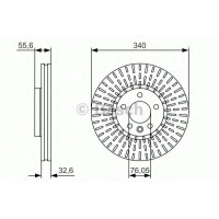 Гальмівний диск BOSCH 0 986 479 546