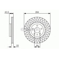 Гальмівний диск BOSCH 0 986 479 558