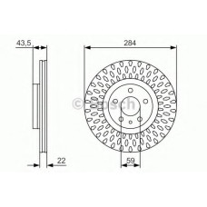 Гальмівний диск BOSCH 0 986 479 558
