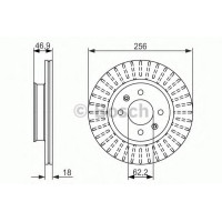 Гальмівний диск BOSCH 0 986 479 577