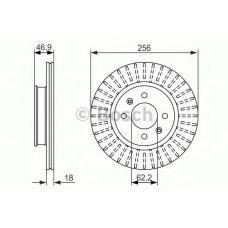 Гальмівний диск BOSCH 0 986 479 577