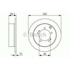 Гальмівний диск BOSCH 0 986 479 603