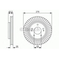 Гальмівний диск BOSCH 0 986 479 604