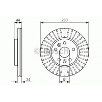 Гальмівний диск BOSCH 0 986 479 611