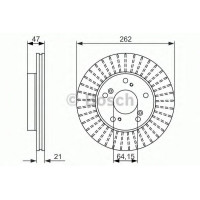 Гальмівний диск BOSCH 0 986 479 687