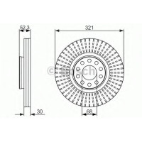 Гальмівний диск BOSCH 0 986 479 690