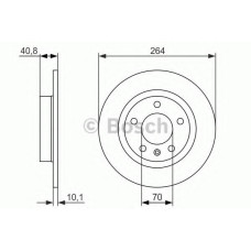 Гальмівний диск BOSCH 0 986 479 715