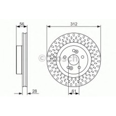 Гальмівний диск BOSCH 0 986 479 723