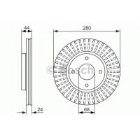 Гальмівний диск BOSCH 0 986 479 737