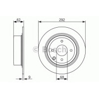 Гальмівний диск BOSCH 0 986 479 742
