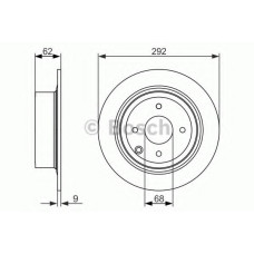 Гальмівний диск BOSCH 0 986 479 742