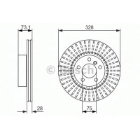 Гальмівний диск BOSCH 0 986 479 771