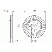 Гальмівний диск BOSCH 0 986 479 788