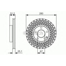 Гальмівний диск BOSCH 0 986 479 A00