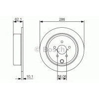 Гальмівний диск BOSCH 0 986 479 A10