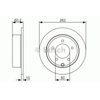 Гальмівний диск BOSCH 0 986 479 A39