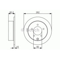 Гальмівний диск BOSCH 0 986 479 A41