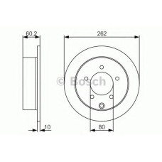 Гальмівний диск BOSCH 0 986 479 A41