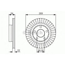 Гальмівний диск BOSCH 0 986 479 A42