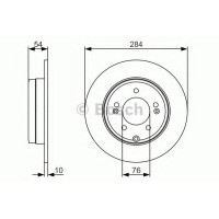 Гальмівний диск BOSCH 0 986 479 A45