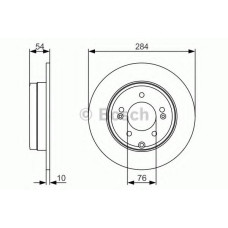 Гальмівний диск BOSCH 0 986 479 A45