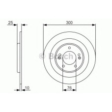 Гальмівний диск BOSCH 0 986 479 A46