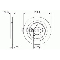 Гальмівний диск BOSCH 0 986 479 A47