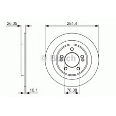 Гальмівний диск BOSCH 0 986 479 A47