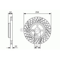 Гальмівний диск BOSCH 0 986 479 A69