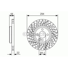 Гальмівний диск BOSCH 0 986 479 A69