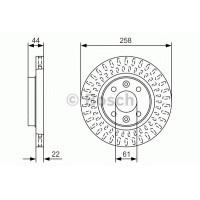 Гальмівний диск BOSCH 0 986 479 A86