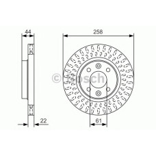 Гальмівний диск BOSCH 0 986 479 A86
