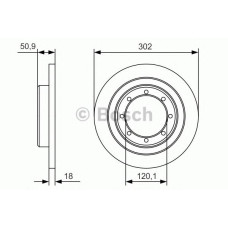 Гальмівний диск BOSCH 0 986 479 A93