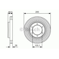 Гальмівний диск BOSCH 0 986 479 A95