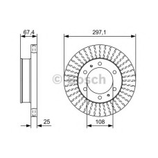 Гальмівний диск BOSCH 0 986 479 A96