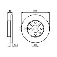 Гальмівний диск BOSCH 0 986 479 B20