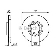 Гальмівний диск BOSCH 0 986 479 B28