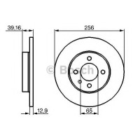 Гальмівний диск BOSCH 0 986 479 B30