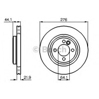 Гальмівний диск BOSCH 0 986 479 B39