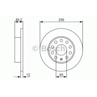 Гальмівний диск BOSCH 0 986 479 B78