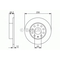 Гальмівний диск BOSCH 0 986 479 B78