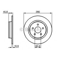 Гальмівний диск BOSCH 0 986 479 B81
