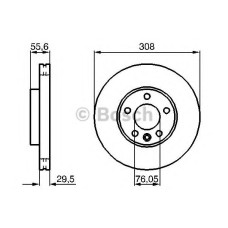 Гальмівний диск BOSCH 0 986 479 B88