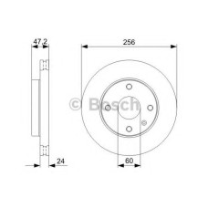 Гальмівний диск BOSCH 0 986 479 C01