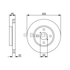 Гальмівний диск BOSCH 0 986 479 C06