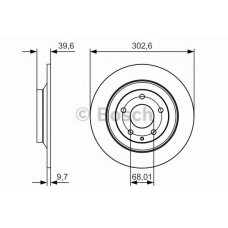 Гальмівний диск BOSCH 0 986 479 C28