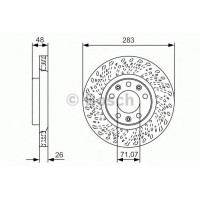 Гальмівний диск BOSCH 0 986 479 C35