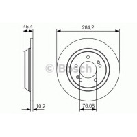 Гальмівний диск BOSCH 0 986 479 C39